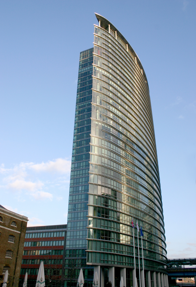 View of Canary Wharf from the distance-1
